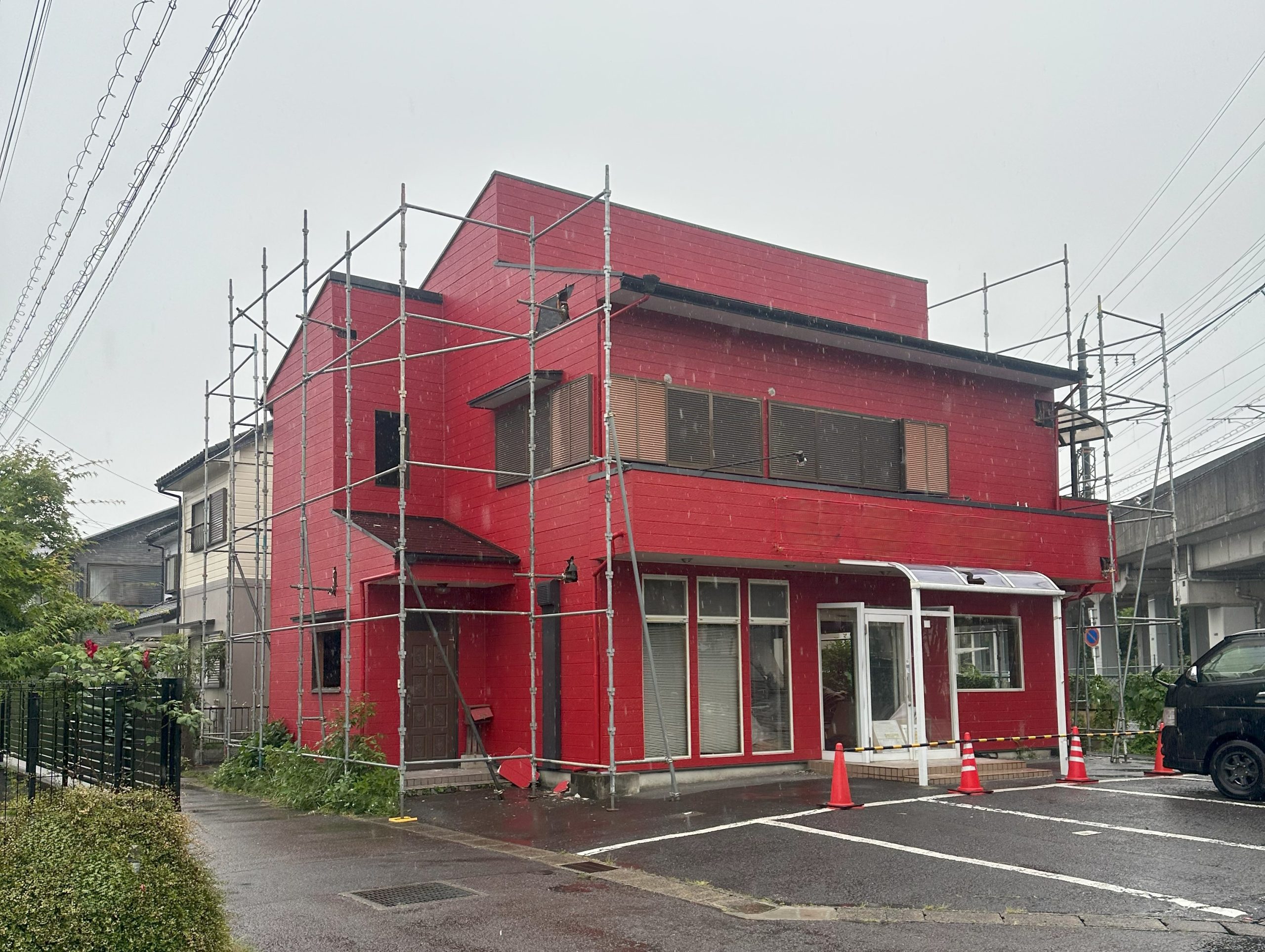 足場組み立て工事